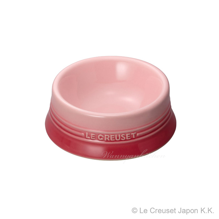ル・クルーゼ（LE CREUSET） ドッグ・ボウル ナチュラルピンク M