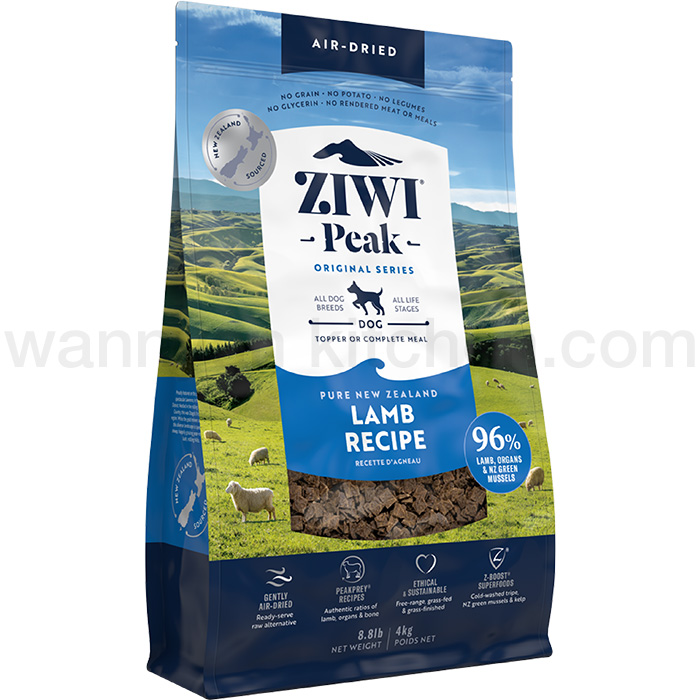 【国内正規品】ZIWI Peak ラムレシピ ドライフード 4kg ZiwiPeak】ジウィピーク エアドライ・ドッグフード ラム 4kgの