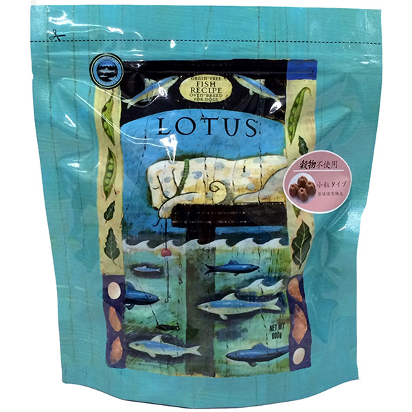 LOTUS ロータス グレインフリーフィッシュレシピ（小粒） 800g✕4個 ロータス グレインフリーフィッシュレシピ小粒 800gの通販なら