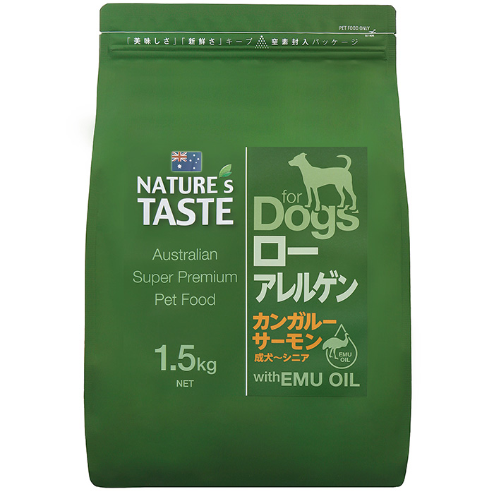 NATURE'sTASTE】ネイチャーズテイスト ローアレルゲン（成犬～シニア犬