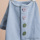 CXhbOylouisdogzButton Romper/French Blue