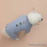 CXhbOylouisdogzButton Romper/French Blue