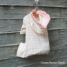 CXhbOylouisdogzBambini Hood Romper/Cream/Brown Check