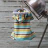 CXhbOylouisdogzBambini Hood Romper/Stripes