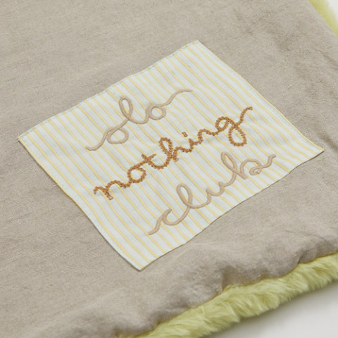 CXhbOylouisdogzDo Nothing Club Blanket