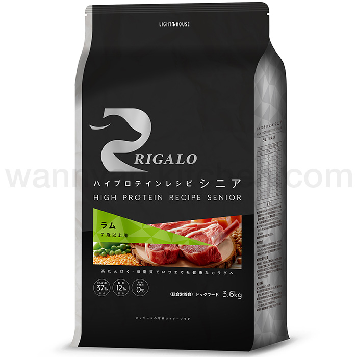 RIGALO ハイプロテインレシピ ７歳以上用 フィッシュ 3.6㎏ RIGALO（リガロ） ハイプロテインレシピ フィッシュ 子犬・成犬