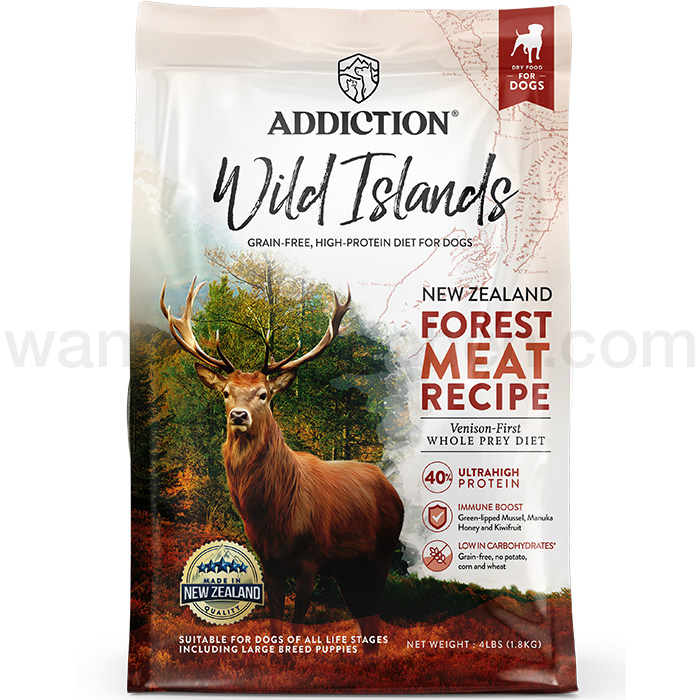 アディクション】ドッグフード フォレストミートレシピ 1.8kgの通販
