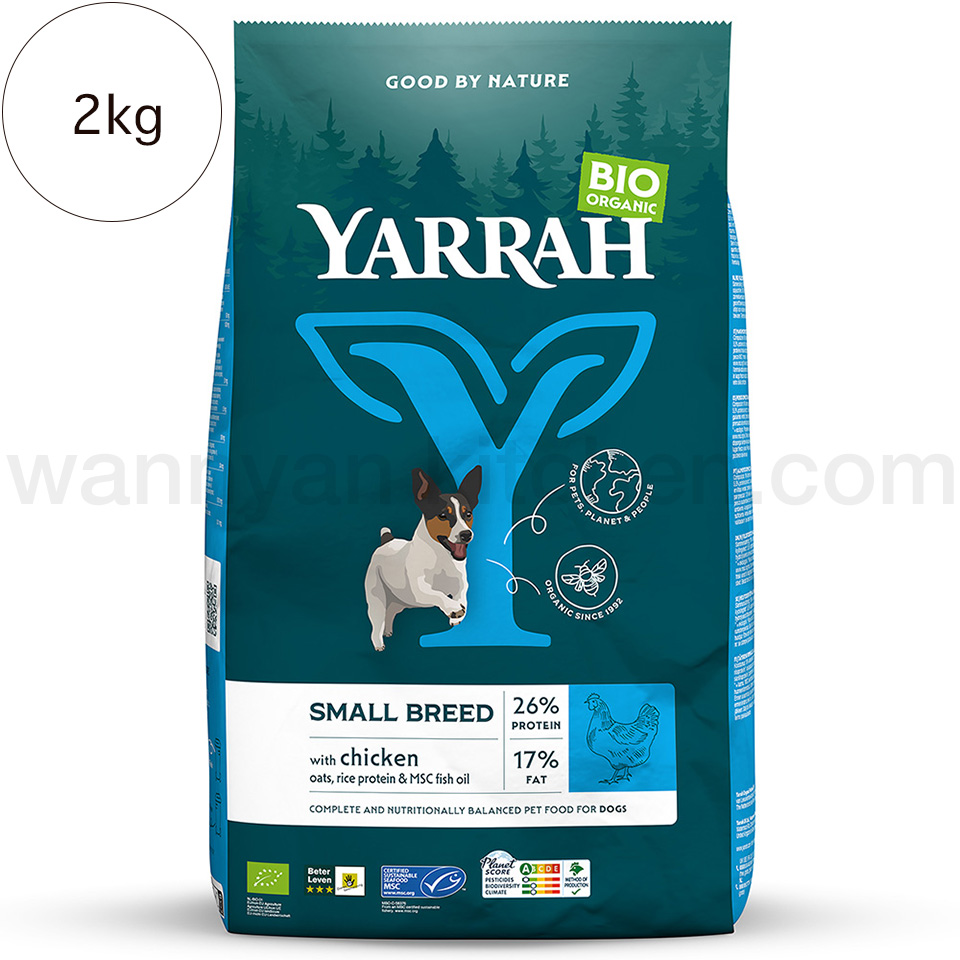 YARRAH】ヤラー オーガニックドッグフード 小型犬専用 2kgの通販なら