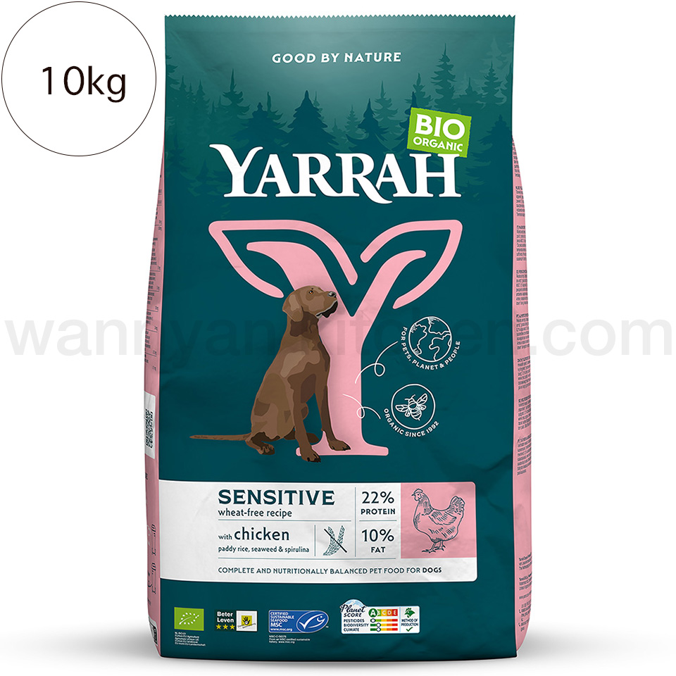 YARRAH】ヤラー オーガニックドッグフード センシティブ 10kgの通販